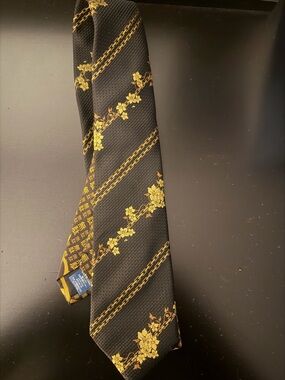 JoJo's Bizarre Adventure Golden Wind Part5 Giorno Giovanna Black Tie Necktie